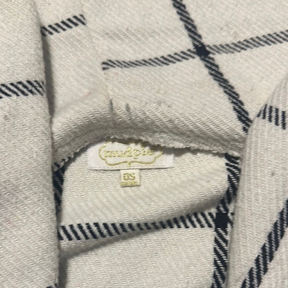 Mud Pie Black and White Checkered Vest - Picture 2 of 3